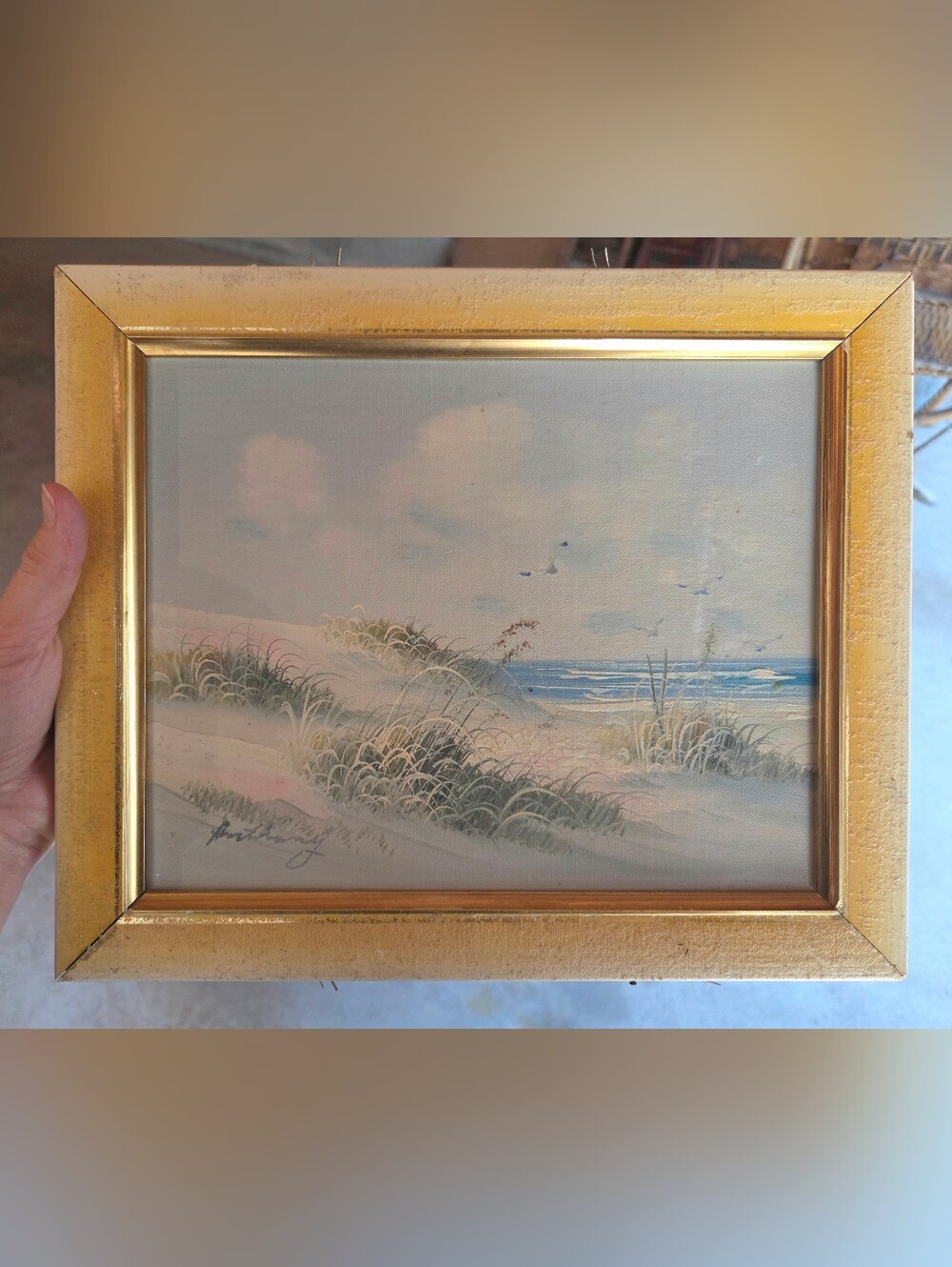 Vintage Sand Dune Painting